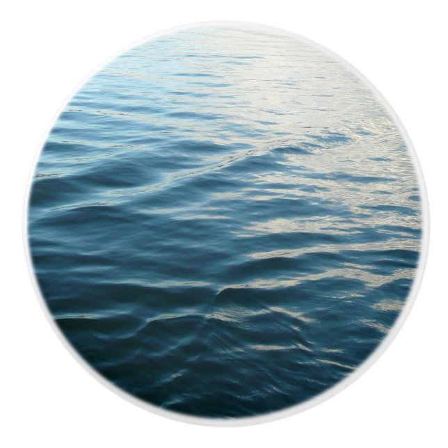 Fotografi av Abstrakten Blue Vatten Knopp (Framsidan)
