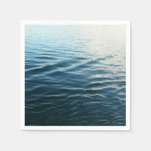 Fotografi av Abstrakten Blue Vatten Pappersservett