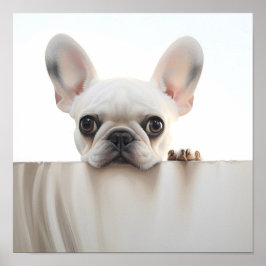 fotografi av ädel fransk bulldog poster