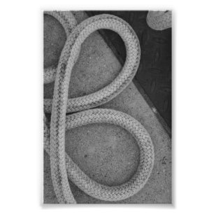 Fotografi av Alfabet Brev B12 Black & White 4 x 6