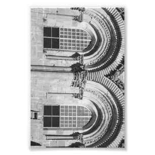 Fotografi av Alfabet Brev B7 Black and White 4x6