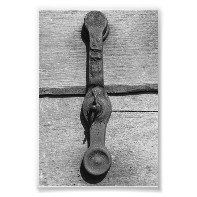 Fotografi av Alfabet Brev I10 Black & White 4 x 6 (Framsidan)