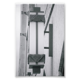 Fotografi av Alfabet Brev I1 Black och White 4x6