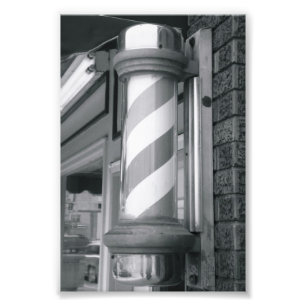 Fotografi av Alfabet Brev I4 Black and White 4x6
