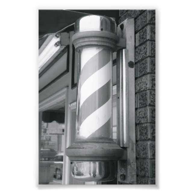 Fotografi av Alfabet Brev I4 Black and White 4x6 (Framsidan)