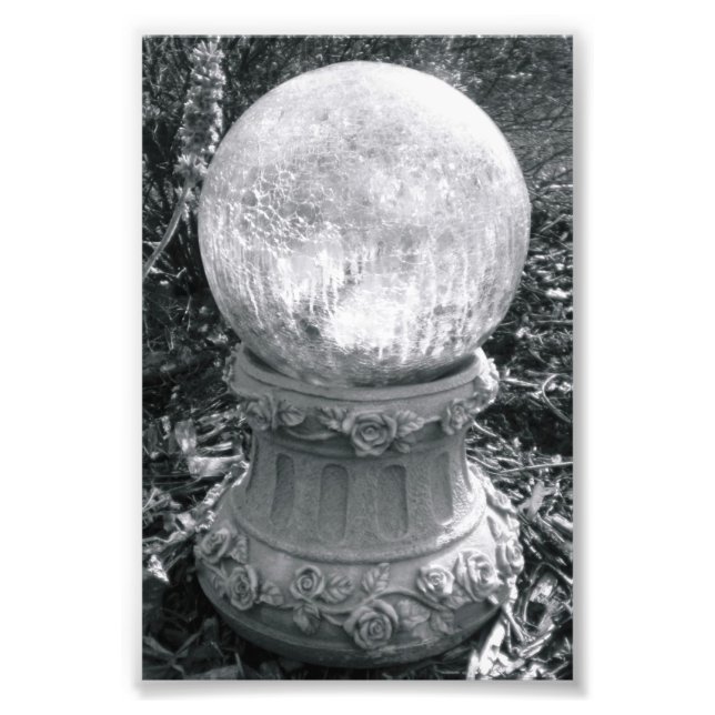 Fotografi av Alfabet Brev I8 Black and White 4x6 (Framsidan)