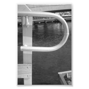 Fotografi av Alfabet Brev P1 Black and White 4x6