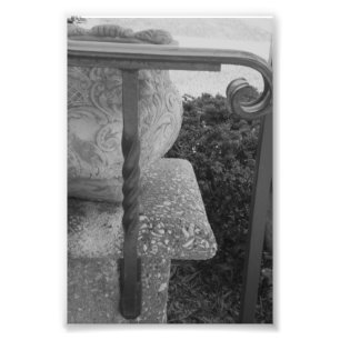 Fotografi av Alfabet Brev T1 Black and White 4x6