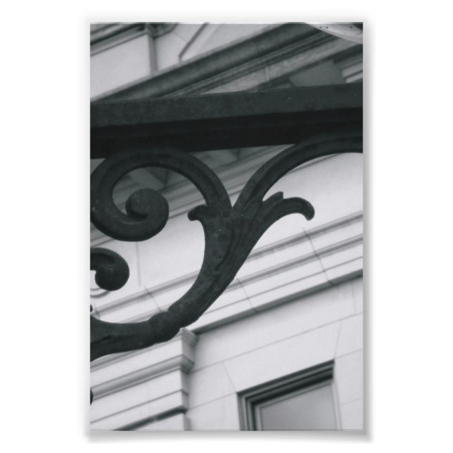 Fotografi av Alfabet Brev Y2 Black och White 4x6 (Framsidan)