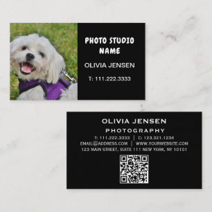 Fotografi av anpassningsbar Foto Modern Pet Visitkort