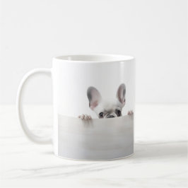 fotografi av ätliga franskar, bulldog mugg