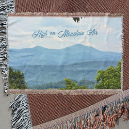 Fotografi av Blue Ridge Mountains Filt
