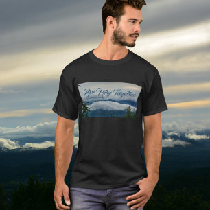 Fotografi av Blue Ridge Mountains T Shirt