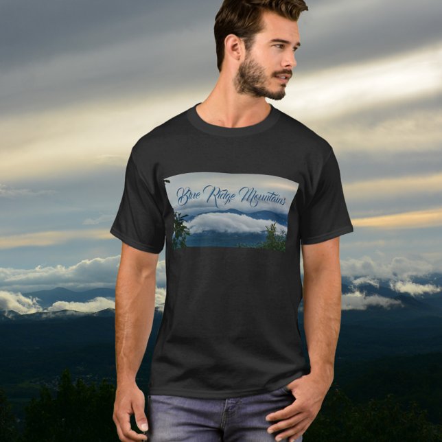 Fotografi av Blue Ridge Mountains T Shirt (Skapare uppladdad)