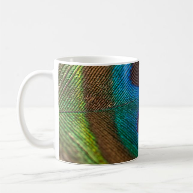 Fotografi av bondfjäder kaffemugg (Vänster)
