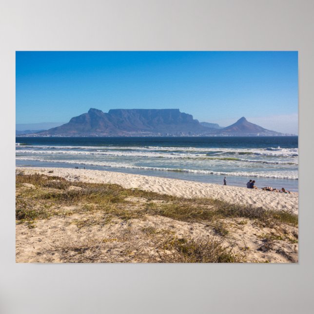 Fotografi av Bord-berget, Kapstaden Poster (Framsidan)