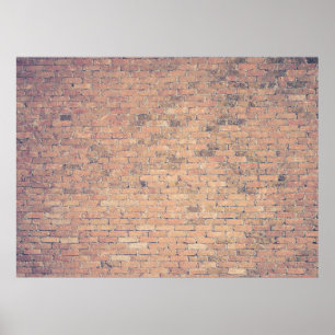 Fotografi av brunstvägg poster