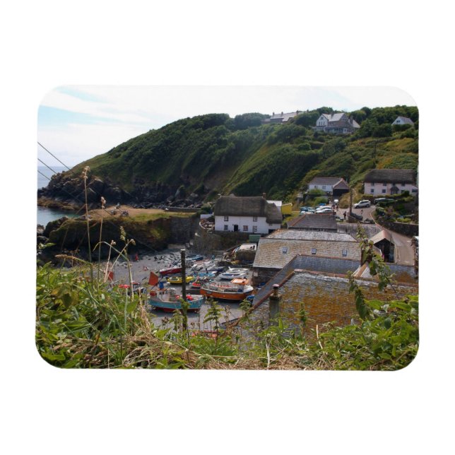 Fotografi av Cadgwith Cornwall Magnet (Horisontell)