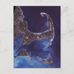 Fotografi av Cape Cod Satellite Vykort