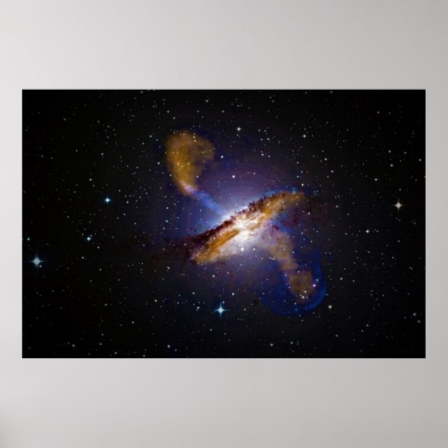 Fotografi av centaurus Constellation Space Poster (Framsidan)