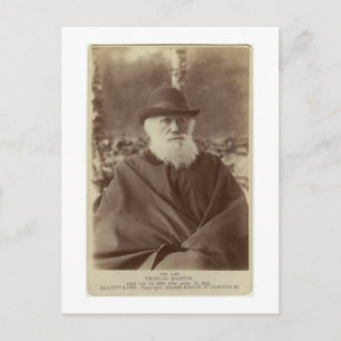Fotografi av Charles Darwin, 29 november 1881 Vykort