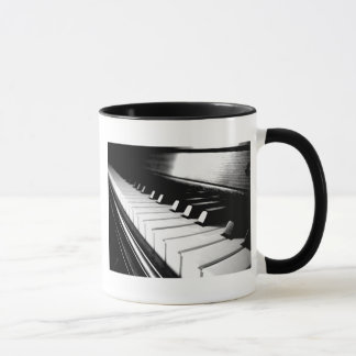 Fotografi av Classy Black & White Piano Mugg