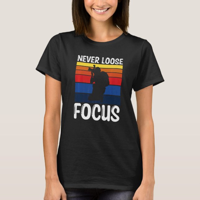 Fotografi av coola får aldrig förlora foto t shirt (Framsida)