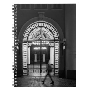 Fotografi av coola, stads- och stadslivet anteckningsbok