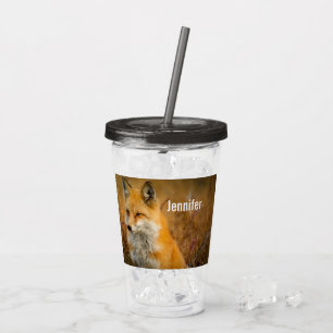 Fotografi av Cute Red Fox Wilderness Nature Take Away Mugg