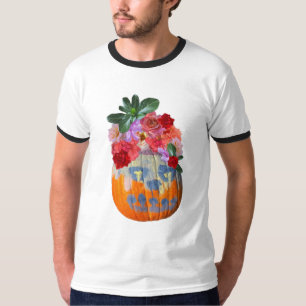 Fotografi av den förestående Vår hösttemat Pumpkin T Shirt