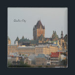 Fotografi av den vackra skylten i Quebec City Magnet<br><div class="desc">Fotografi med hög definition av Quebec City Kanadas vackra skylt.</div>
