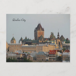 Fotografi av den vackra skylten i Quebec City Vykort