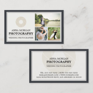 Fotografi av elegant bröllop visitkort