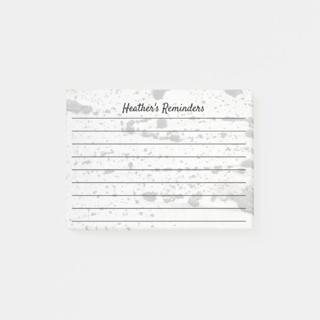 Fotografi av Eryred Quaking Aspen Träd Bark Post-it Block (Framsida)