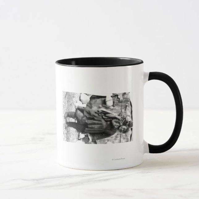 Fotografi av eskimo Woman och Child in Alaska Mugg (Höger)