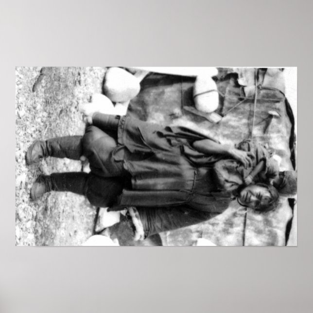 Fotografi av eskimo Woman och Child in Alaska Poster (Framsidan)