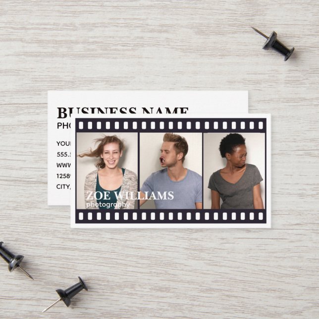 Fotografi av foto Booth Film Strips (Fram/Back In Situ)