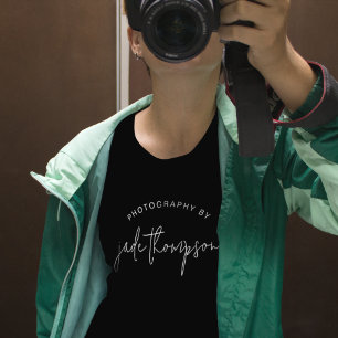 Fotografi av fotoarbetskläder från Namn T Shirt