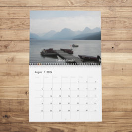 Fotografi av Glacier National Park Kalender