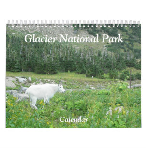 Fotografi av Glacier National Park Kalender