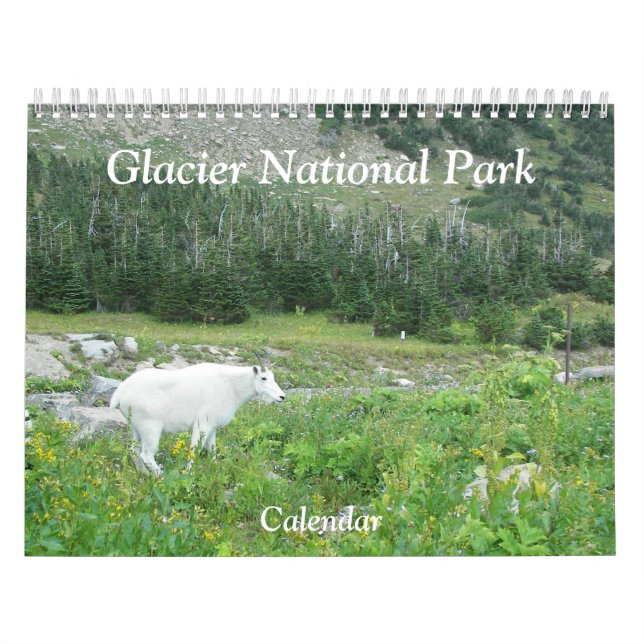 Fotografi av Glacier National Park Kalender (Omslag)