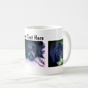 Fotografi av Gräns Collie Trio Hund Kaffemugg