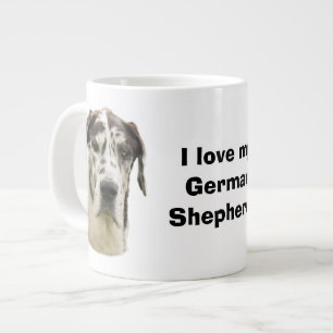 Fotografi av Halequin Great dane Jumbo Mugg