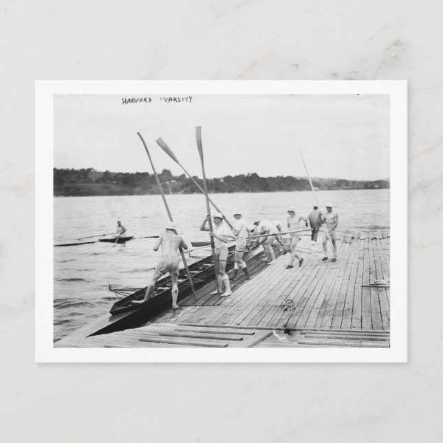 Fotografi av Harvard Universiteten Rwing Crew Team Vykort (Framsida)
