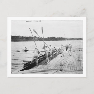 Fotografi av Harvard Universiteten Rwing Crew Team Vykort