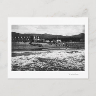 Fotografi av havsbotten, Oregon Beach och Hotel Mo Vykort