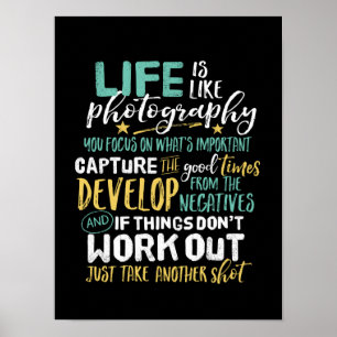 Fotografi av inspirationsfoto med livsoffert poster