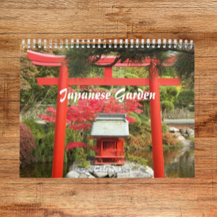 Fotografi av japanska botaniska trädgårdar kalender