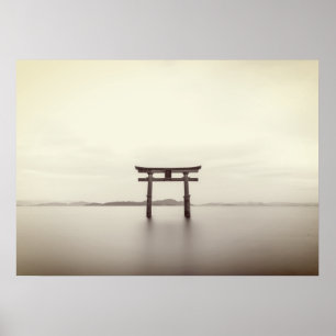 Fotografi av japanska Torii Grind Poster