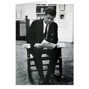 Fotografi av John F. Kennedy 2 Hälsningskort